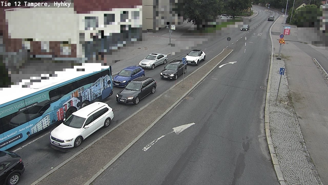Weather Camera Image Road 12 Tampere, Hyhky, Tampere, Pirkanmaa
