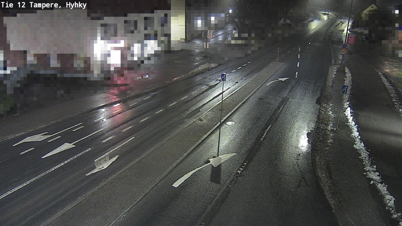 Weather Camera Image Väg 12 Tammerfors, Hyhky, Tampere, Pirkanmaa