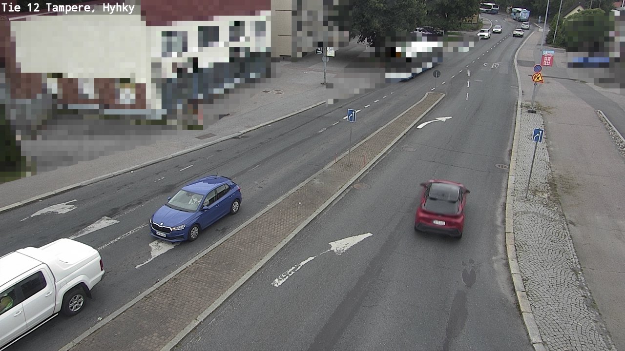 Weather Camera Image Väg 12 Tammerfors, Hyhky, Tampere, Pirkanmaa