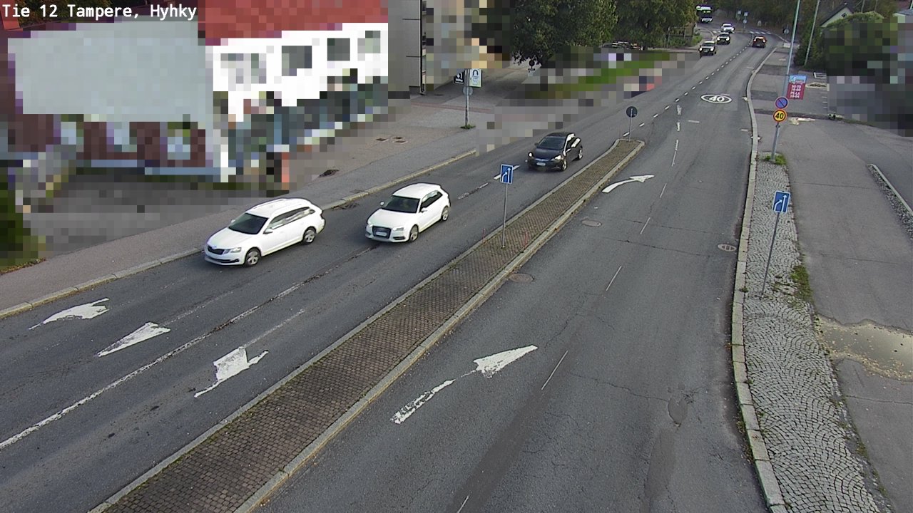 Weather Camera Image Väg 12 Tammerfors, Hyhky, Tampere, Pirkanmaa