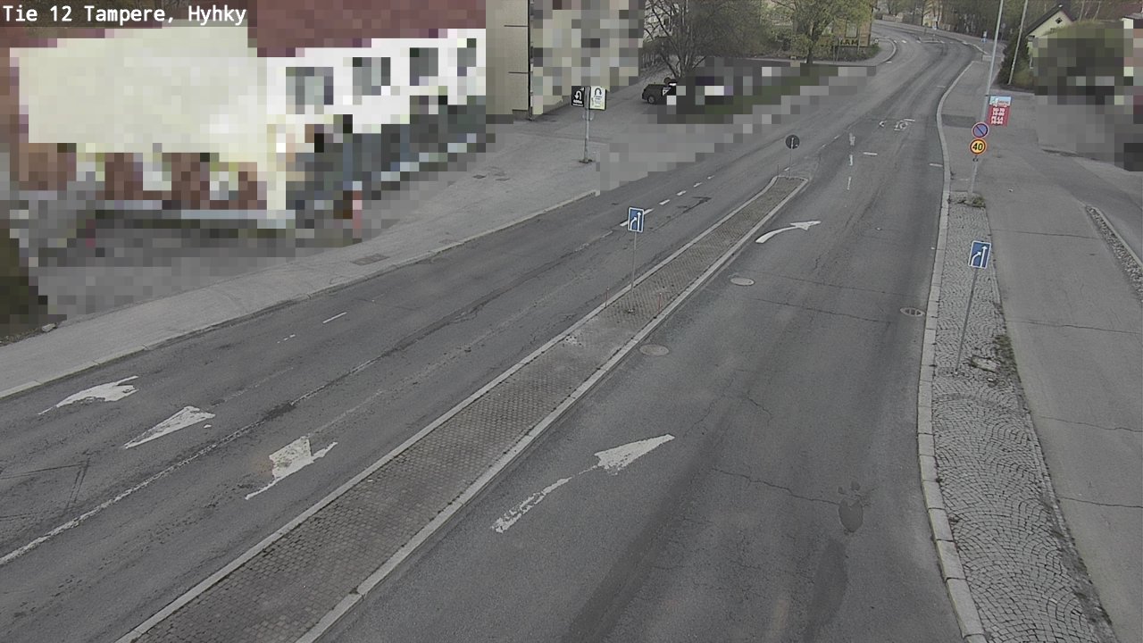 Weather Camera Image Road 12 Tampere, Hyhky, Tampere, Pirkanmaa
