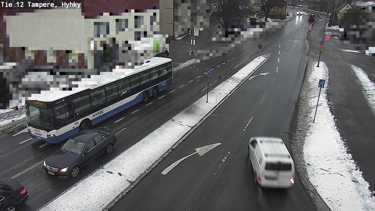 Weather Camera Image Väg 12 Tammerfors, Hyhky, Tampere, Pirkanmaa