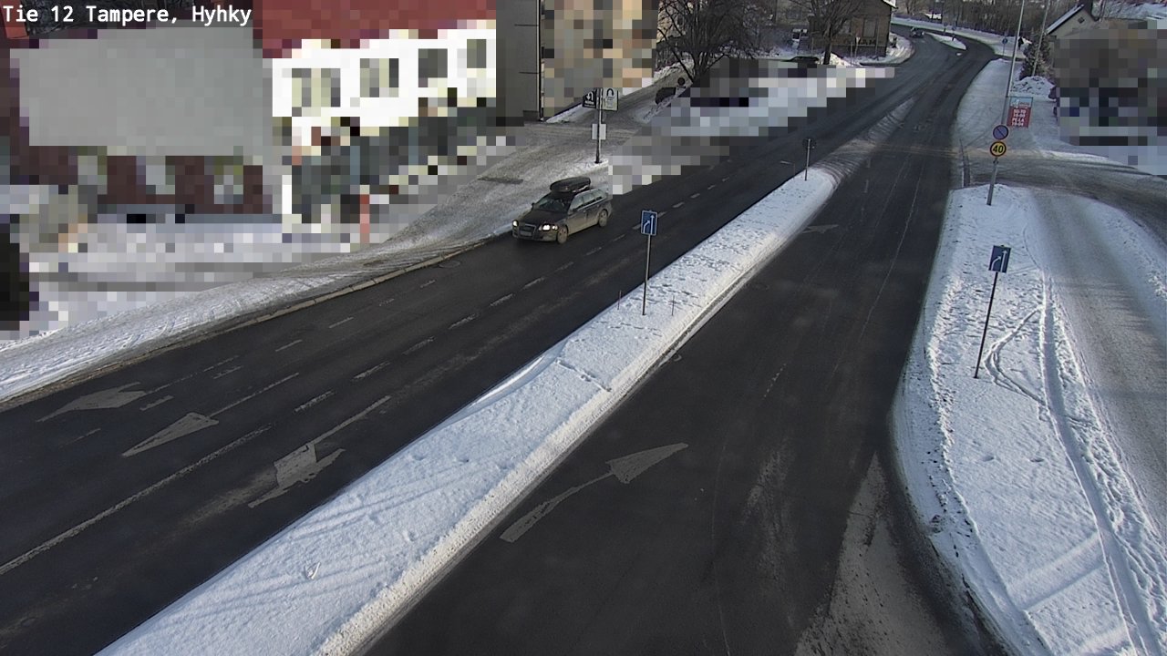 Weather Camera Image Road 12 Tampere, Hyhky, Tampere, Pirkanmaa