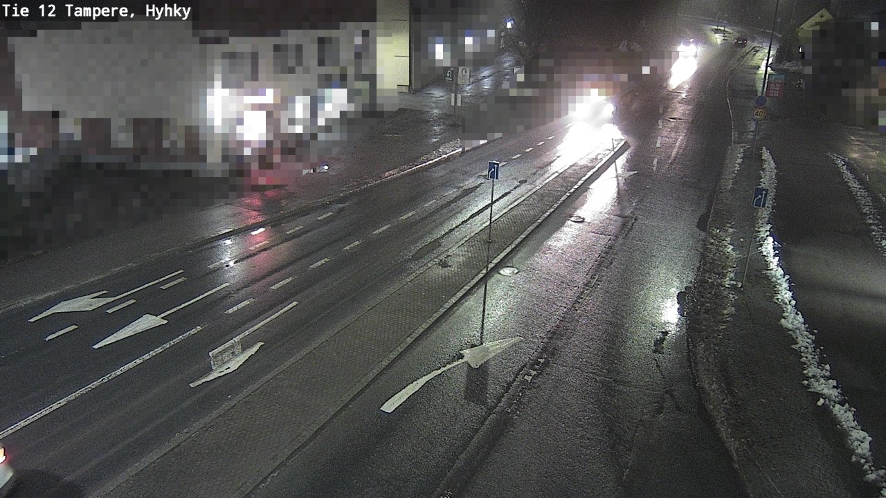 Weather Camera Image Väg 12 Tammerfors, Hyhky, Tampere, Pirkanmaa