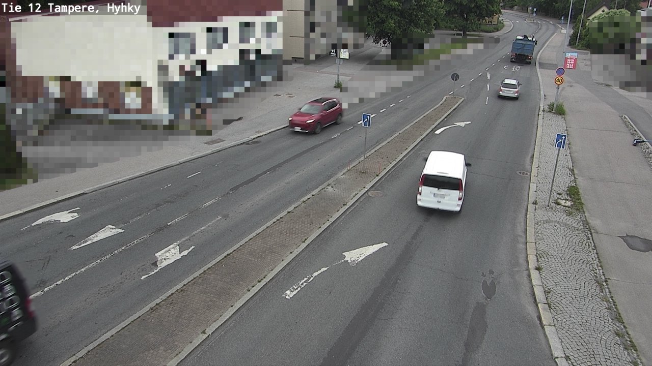 Weather Camera Image Väg 12 Tammerfors, Hyhky, Tampere, Pirkanmaa