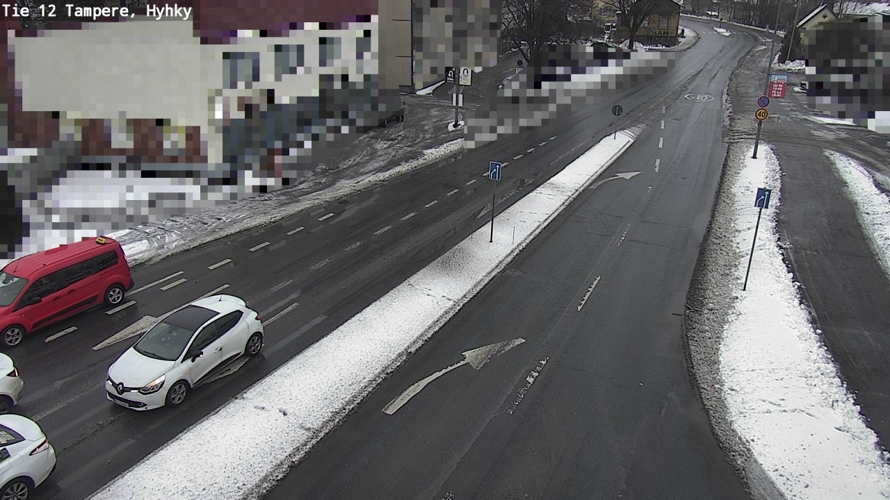 Weather Camera Image Väg 12 Tammerfors, Hyhky, Tampere, Pirkanmaa