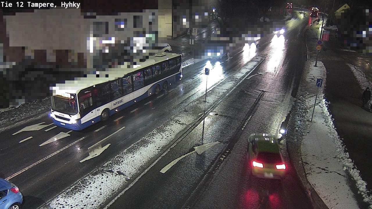 Weather Camera Image Väg 12 Tammerfors, Hyhky, Tampere, Pirkanmaa