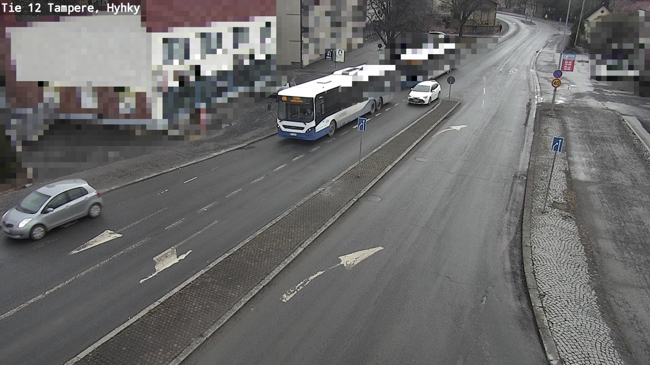 Weather Camera Image Väg 12 Tammerfors, Hyhky, Tampere, Pirkanmaa