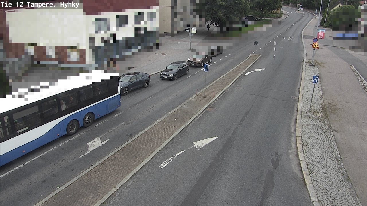 Weather Camera Image Väg 12 Tammerfors, Hyhky, Tampere, Pirkanmaa