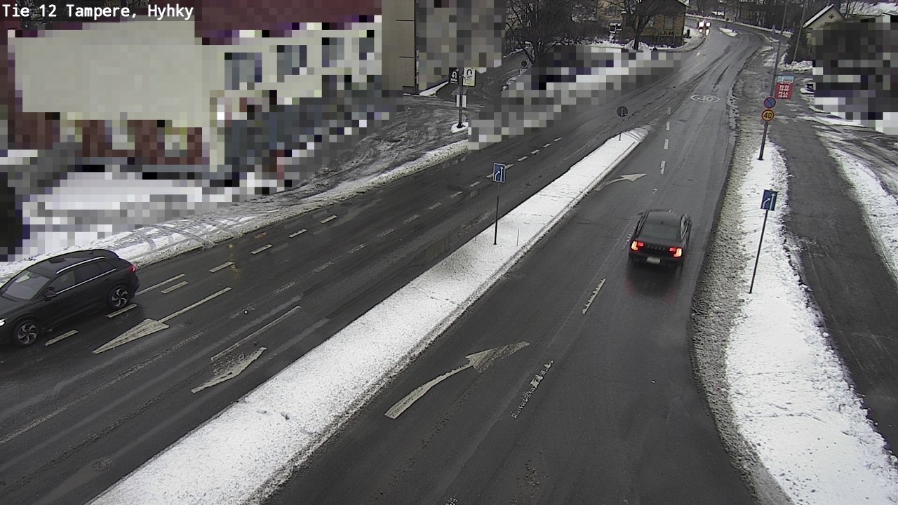 Weather Camera Image Väg 12 Tammerfors, Hyhky, Tampere, Pirkanmaa