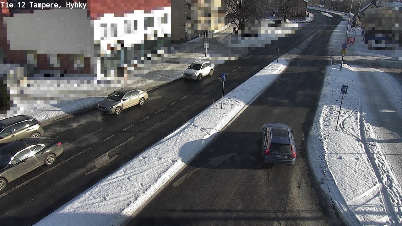 Weather Camera Image Road 12 Tampere, Hyhky, Tampere, Pirkanmaa