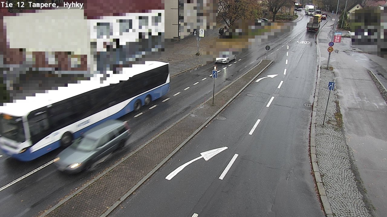 Weather Camera Image Väg 12 Tammerfors, Hyhky, Tampere, Pirkanmaa