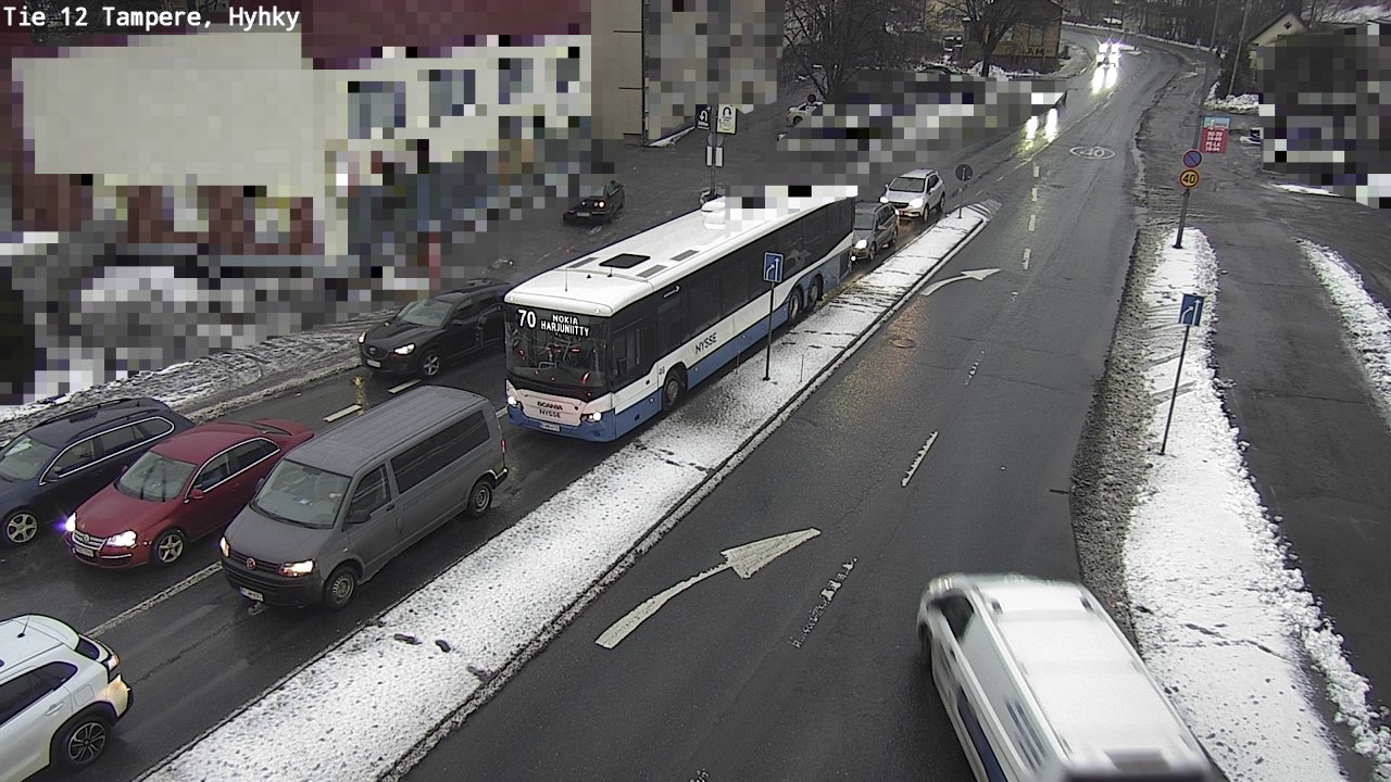 Weather Camera Image Väg 12 Tammerfors, Hyhky, Tampere, Pirkanmaa
