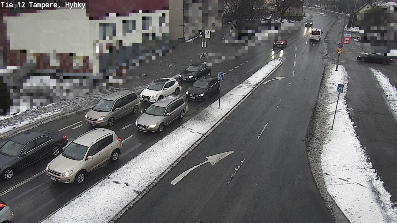 Weather Camera Image Väg 12 Tammerfors, Hyhky, Tampere, Pirkanmaa