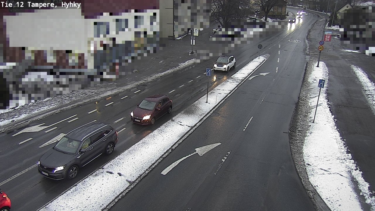 Weather Camera Image Väg 12 Tammerfors, Hyhky, Tampere, Pirkanmaa