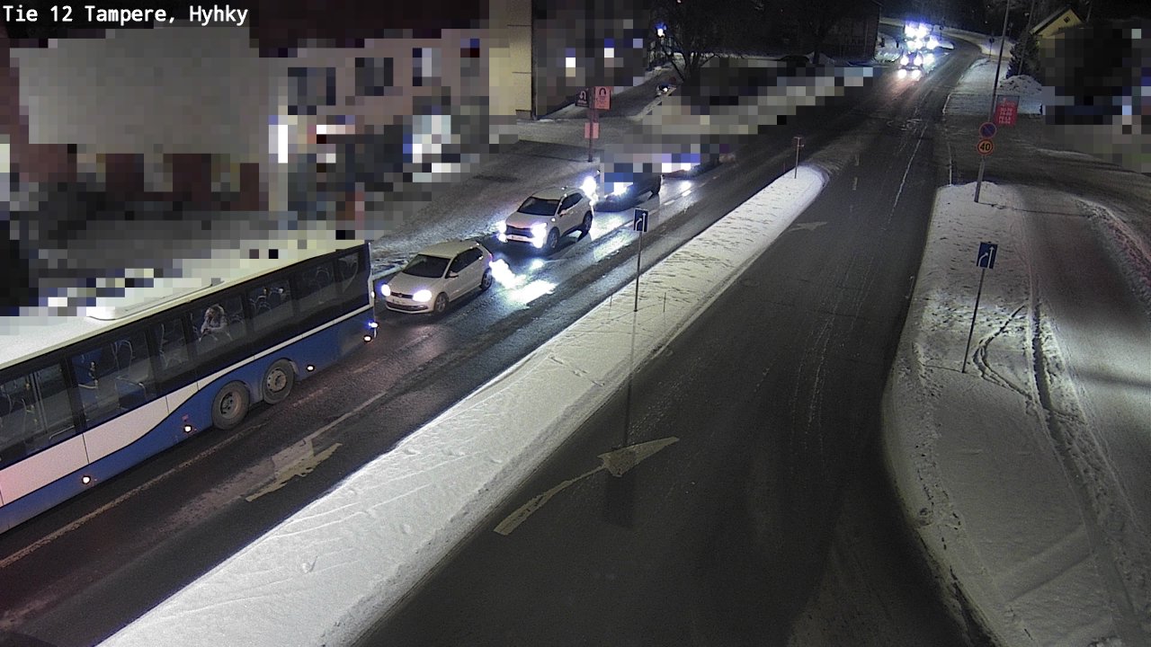 Weather Camera Image Road 12 Tampere, Hyhky, Tampere, Pirkanmaa