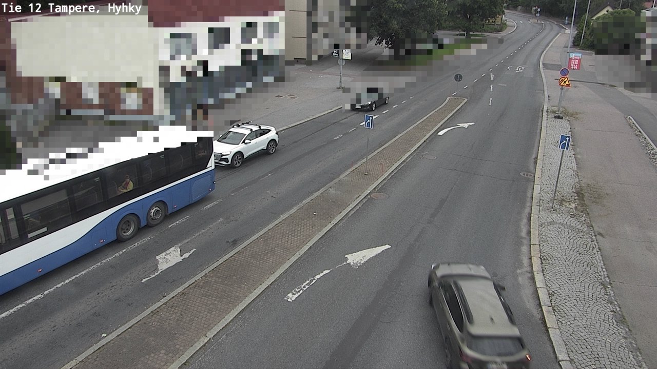 Weather Camera Image Väg 12 Tammerfors, Hyhky, Tampere, Pirkanmaa