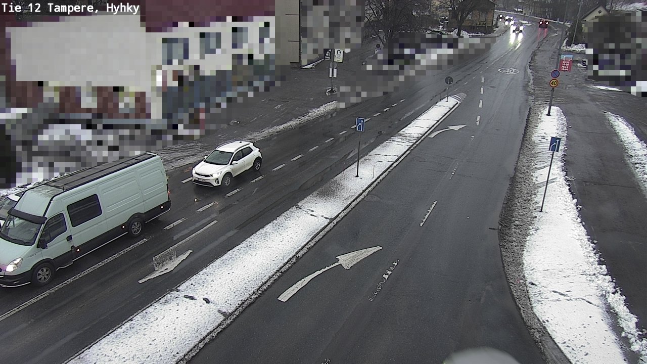 Weather Camera Image Väg 12 Tammerfors, Hyhky, Tampere, Pirkanmaa
