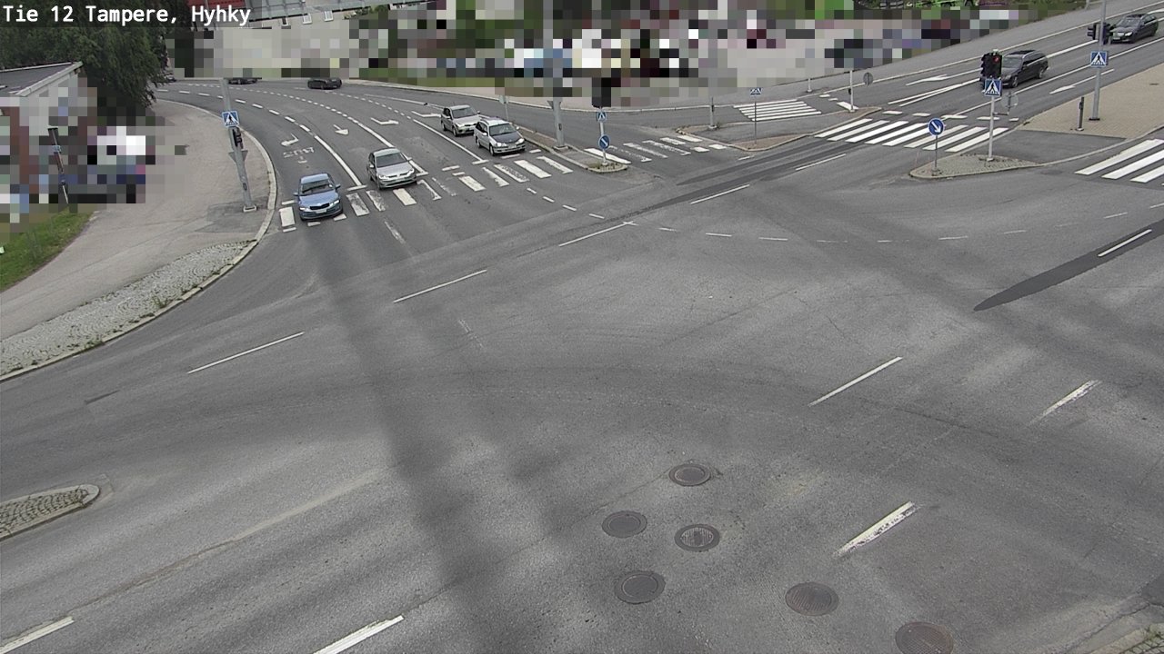 Weather Camera Image Väg 12 Tammerfors, Hyhky, Tampere, Pirkanmaa