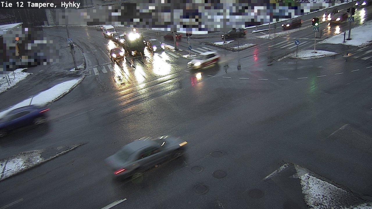 Weather Camera Image Väg 12 Tammerfors, Hyhky, Tampere, Pirkanmaa