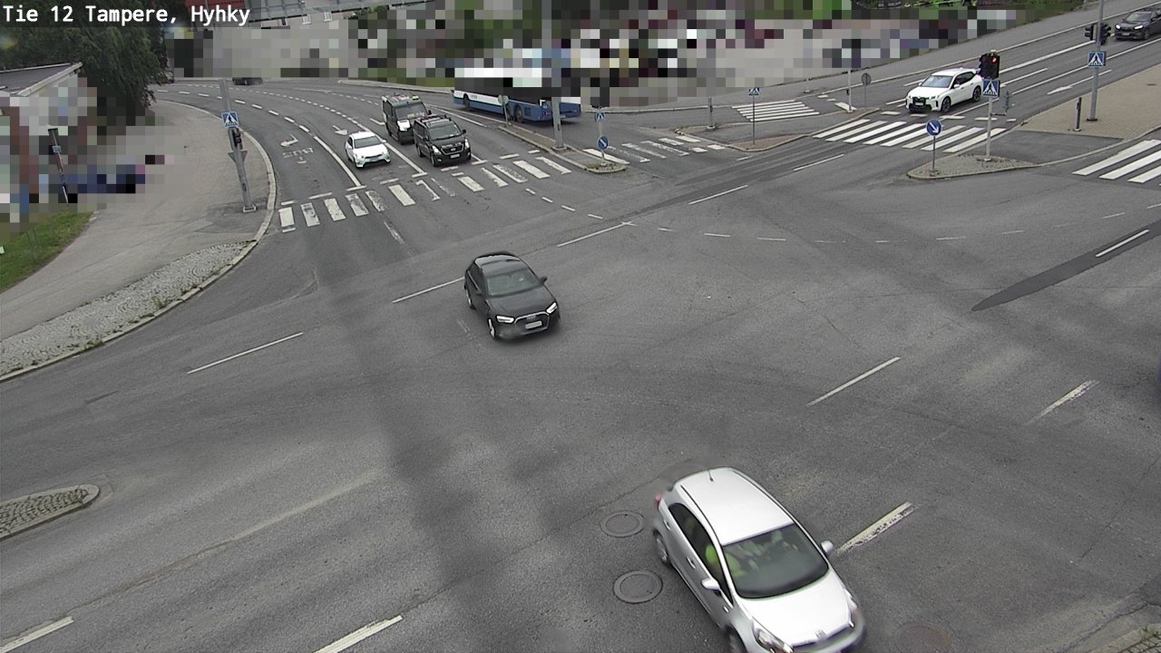 Weather Camera Image Väg 12 Tammerfors, Hyhky, Tampere, Pirkanmaa