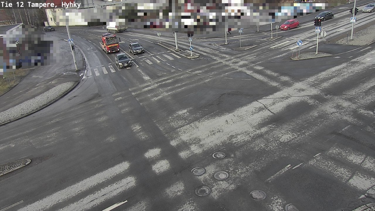 Weather Camera Image Road 12 Tampere, Hyhky, Tampere, Pirkanmaa