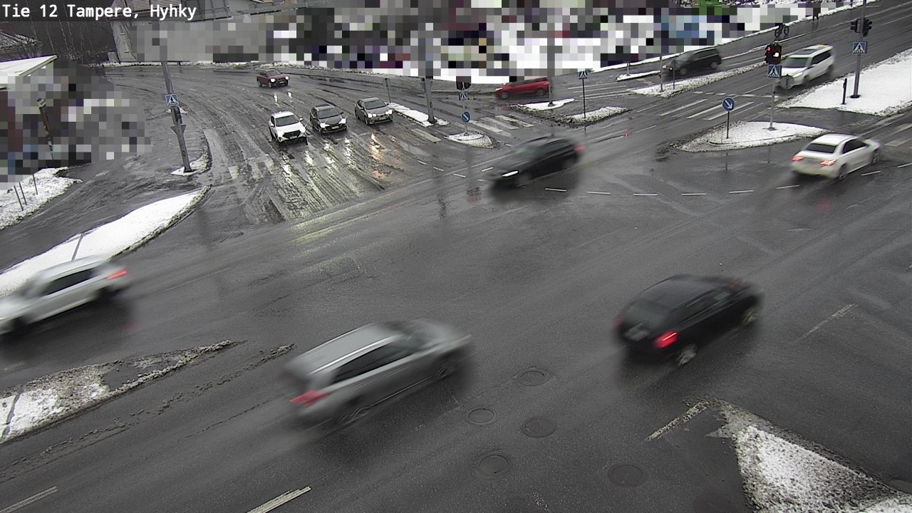 Weather Camera Image Väg 12 Tammerfors, Hyhky, Tampere, Pirkanmaa