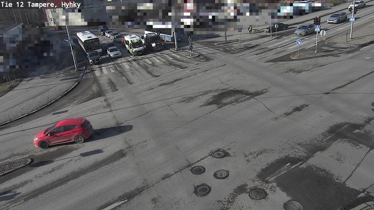 Weather Camera Image Road 12 Tampere, Hyhky, Tampere, Pirkanmaa