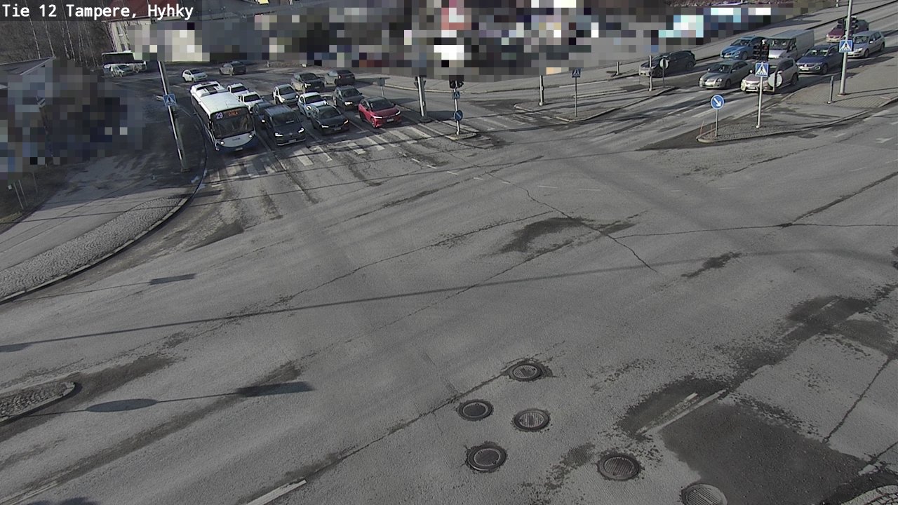 Weather Camera Image Road 12 Tampere, Hyhky, Tampere, Pirkanmaa