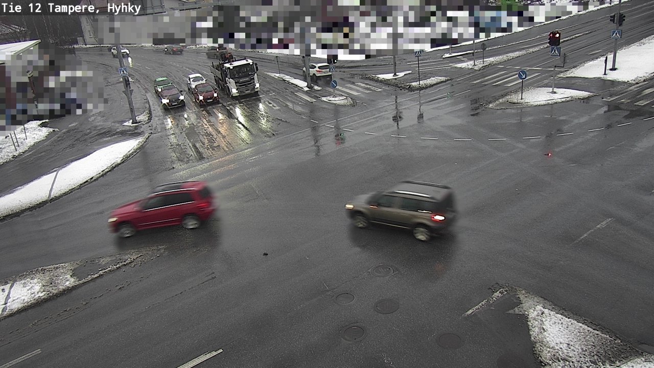 Weather Camera Image Väg 12 Tammerfors, Hyhky, Tampere, Pirkanmaa