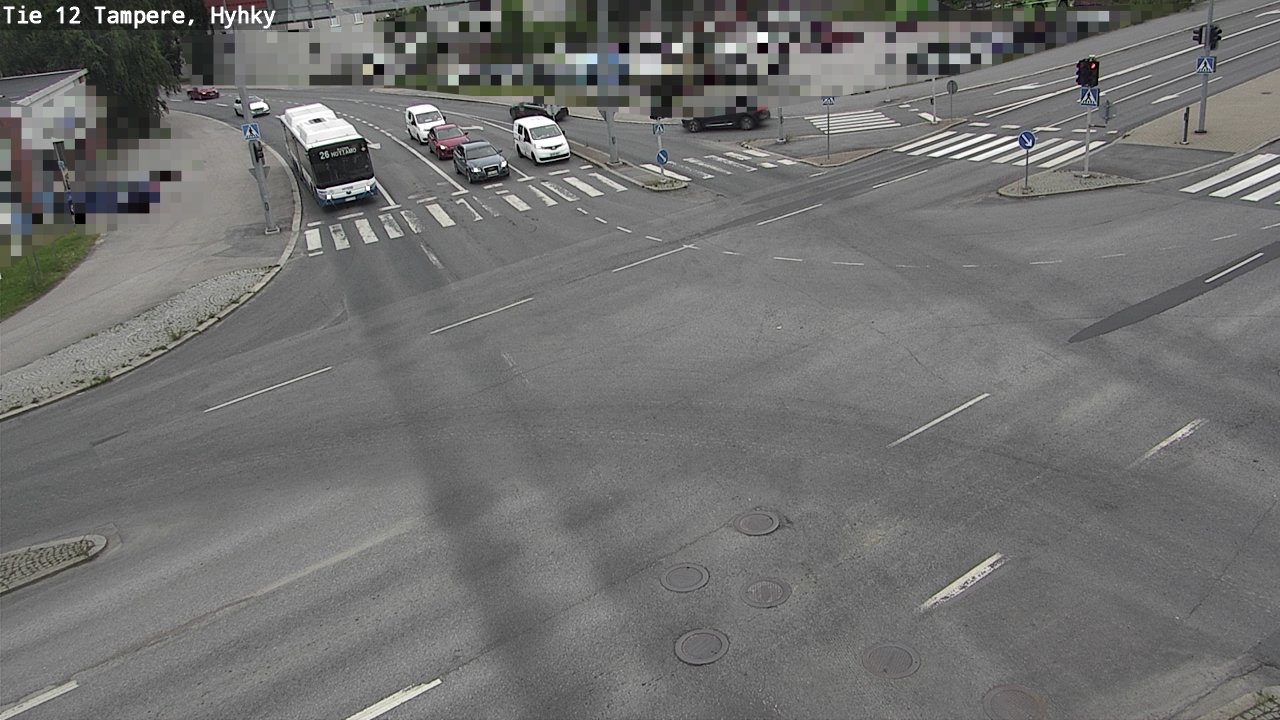 Weather Camera Image Väg 12 Tammerfors, Hyhky, Tampere, Pirkanmaa