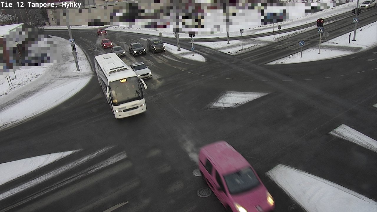 Weather Camera Image Road 12 Tampere, Hyhky, Tampere, Pirkanmaa