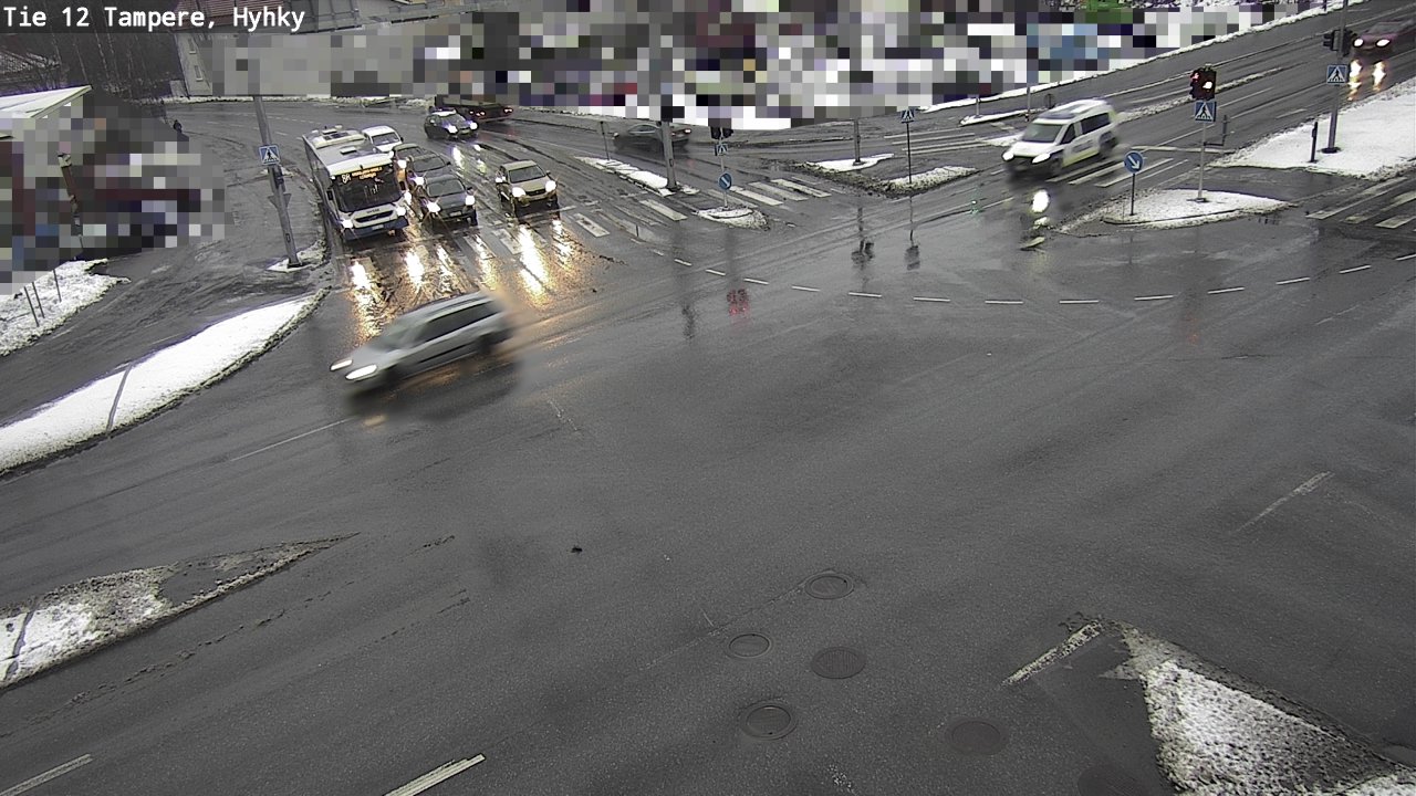 Weather Camera Image Väg 12 Tammerfors, Hyhky, Tampere, Pirkanmaa