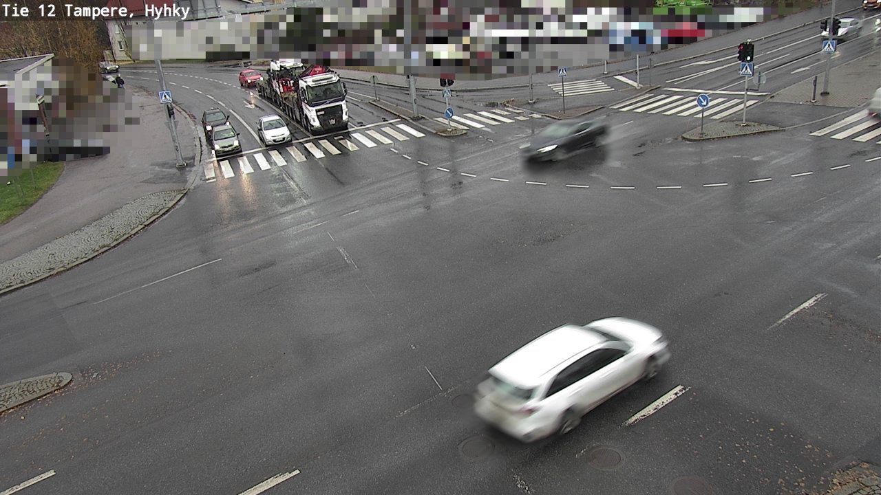 Weather Camera Image Väg 12 Tammerfors, Hyhky, Tampere, Pirkanmaa