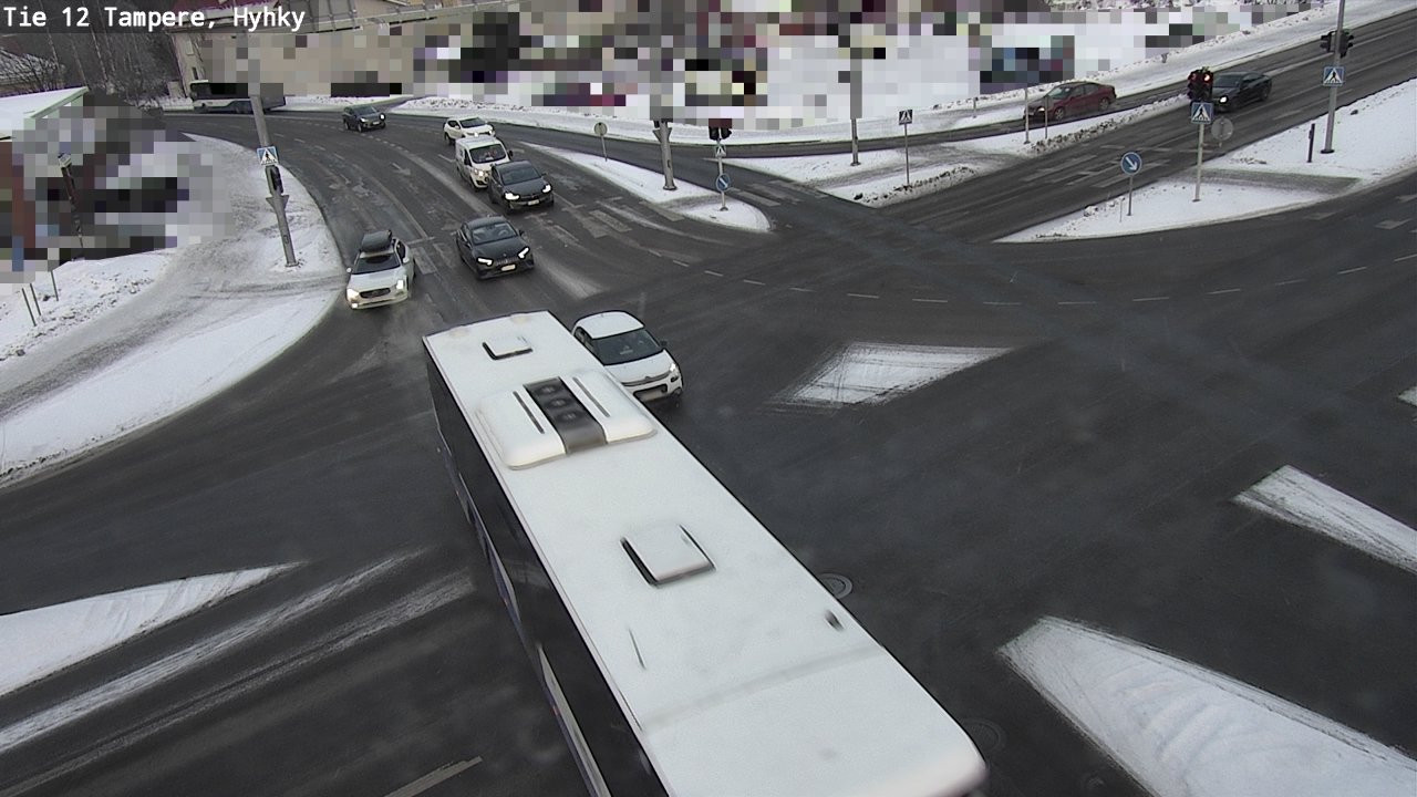 Weather Camera Image Road 12 Tampere, Hyhky, Tampere, Pirkanmaa