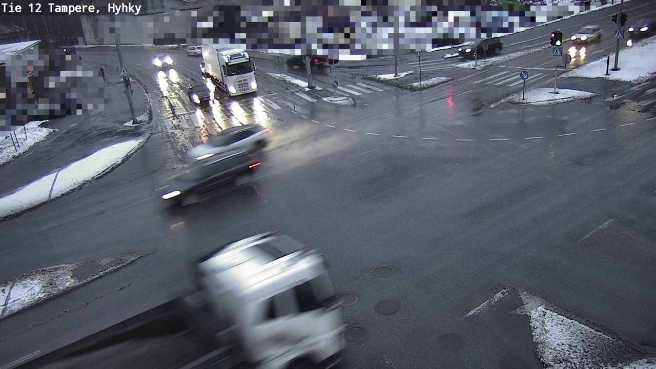Weather Camera Image Väg 12 Tammerfors, Hyhky, Tampere, Pirkanmaa