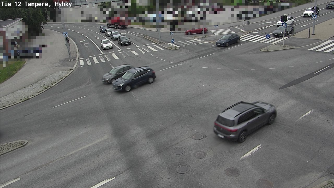 Weather Camera Image Väg 12 Tammerfors, Hyhky, Tampere, Pirkanmaa