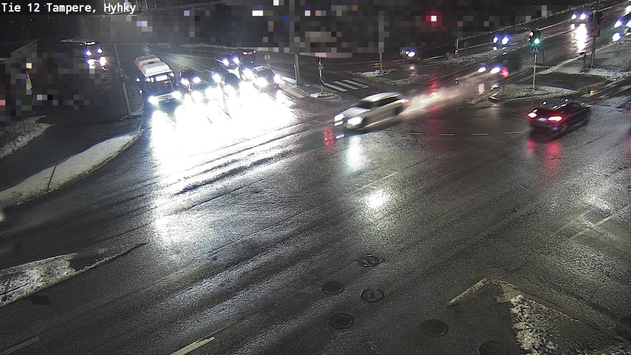 Weather Camera Image Väg 12 Tammerfors, Hyhky, Tampere, Pirkanmaa