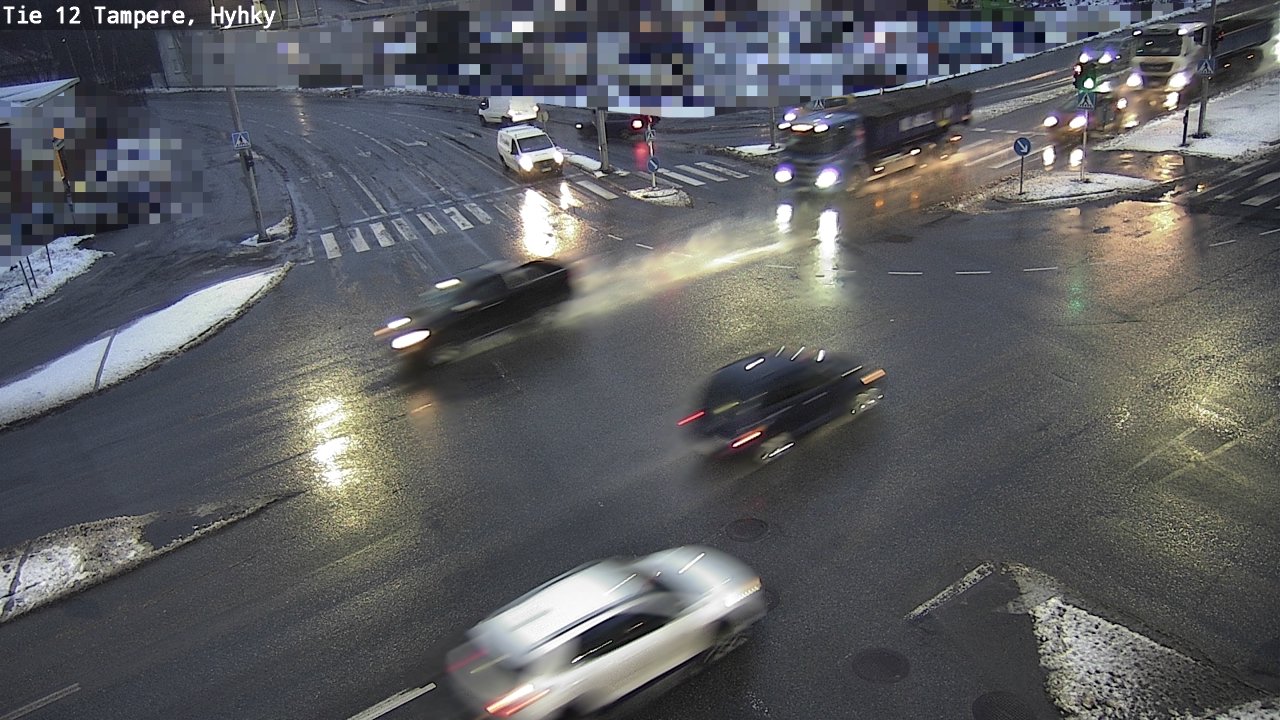 Weather Camera Image Väg 12 Tammerfors, Hyhky, Tampere, Pirkanmaa