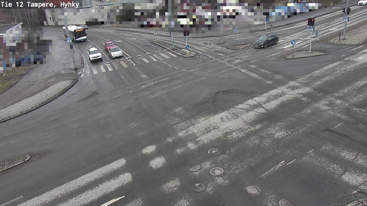Weather Camera Image Road 12 Tampere, Hyhky, Tampere, Pirkanmaa