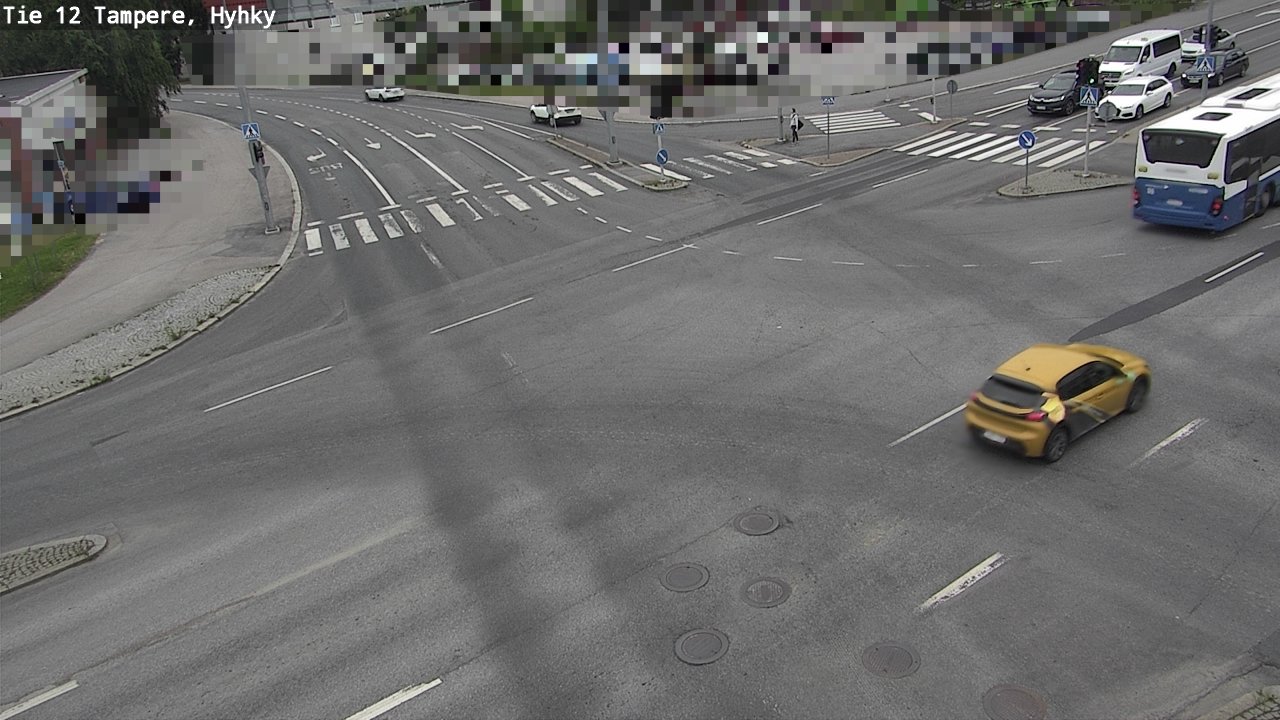 Weather Camera Image Väg 12 Tammerfors, Hyhky, Tampere, Pirkanmaa