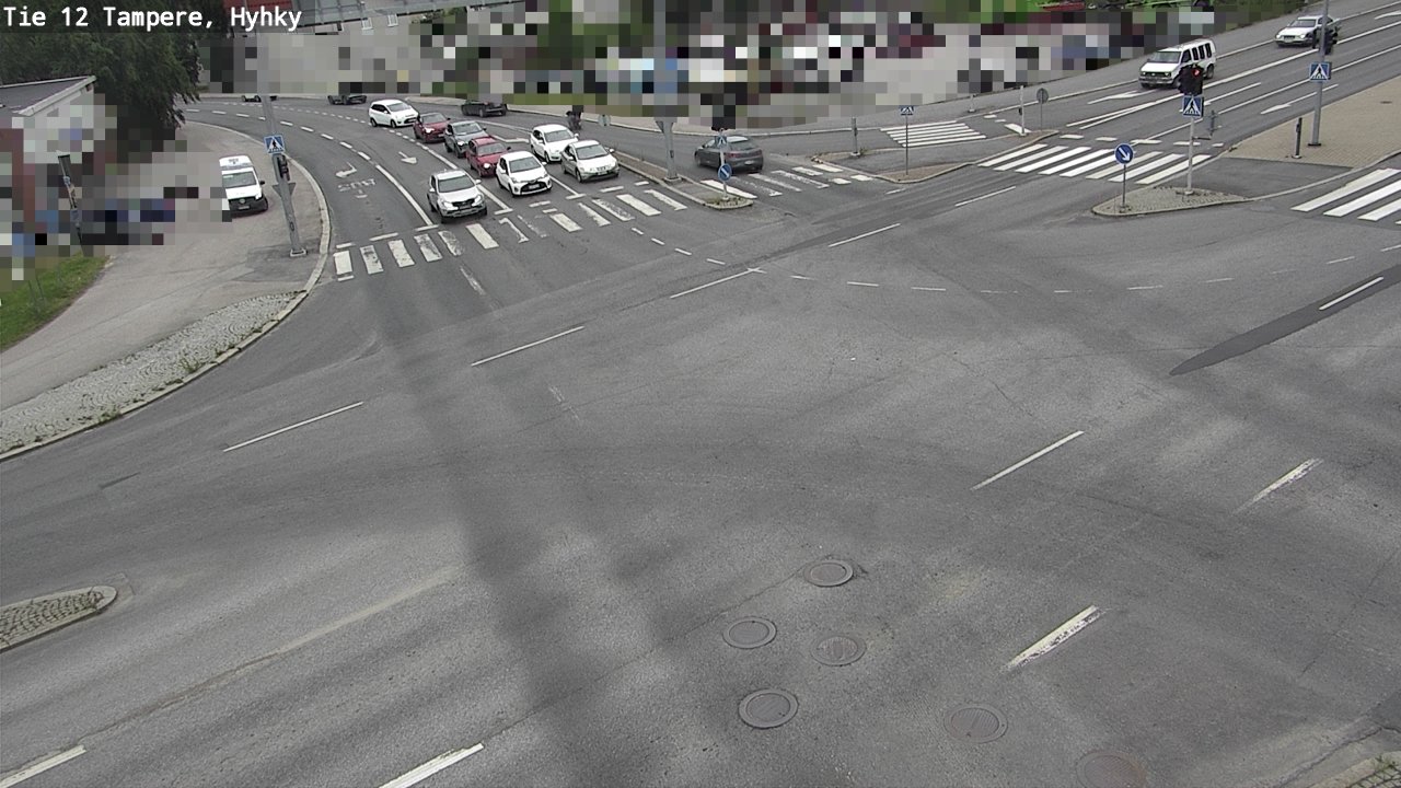 Weather Camera Image Väg 12 Tammerfors, Hyhky, Tampere, Pirkanmaa