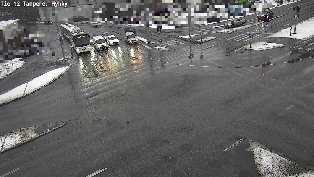 Weather Camera Image Väg 12 Tammerfors, Hyhky, Tampere, Pirkanmaa