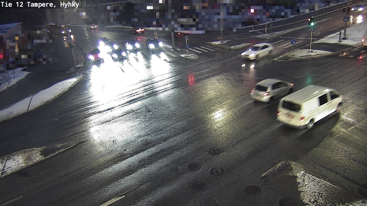 Weather Camera Image Väg 12 Tammerfors, Hyhky, Tampere, Pirkanmaa