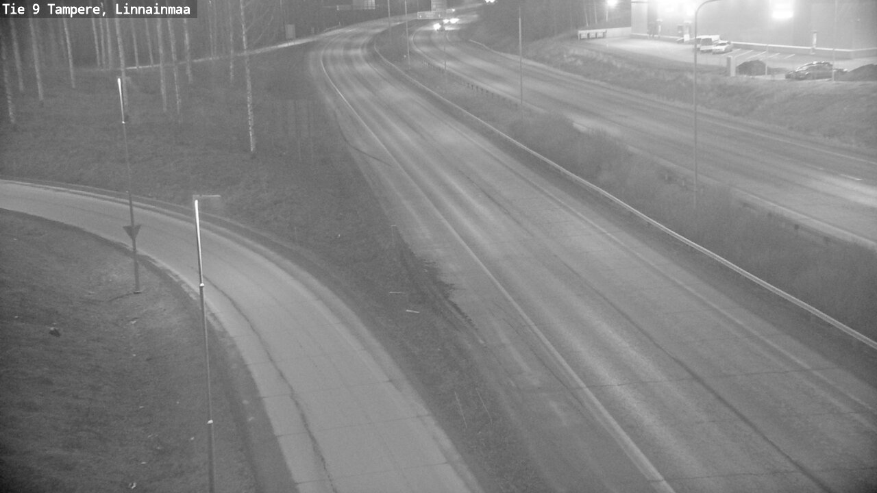 Weather Camera Image Väg 9 Tammerfors, Linnainmaa, Tampere, Pirkanmaa
