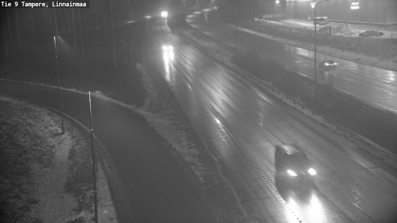 Weather Camera Image Väg 9 Tammerfors, Linnainmaa, Tampere, Pirkanmaa
