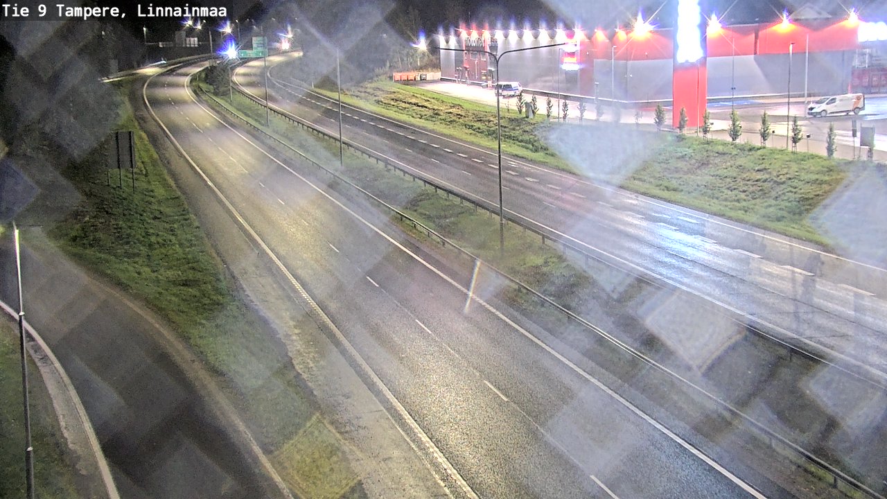 Weather Camera Image Väg 9 Tammerfors, Linnainmaa, Tampere, Pirkanmaa