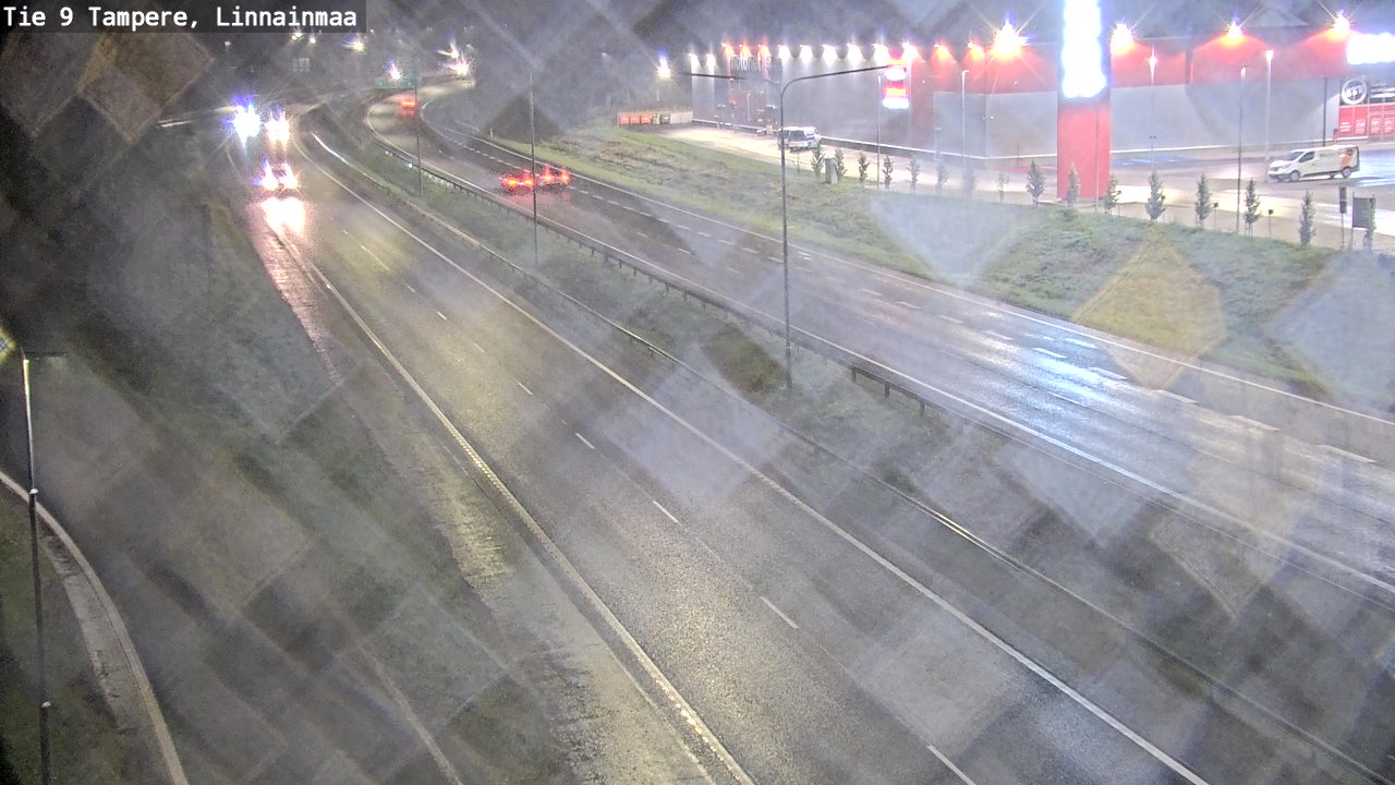 Weather Camera Image Väg 9 Tammerfors, Linnainmaa, Tampere, Pirkanmaa