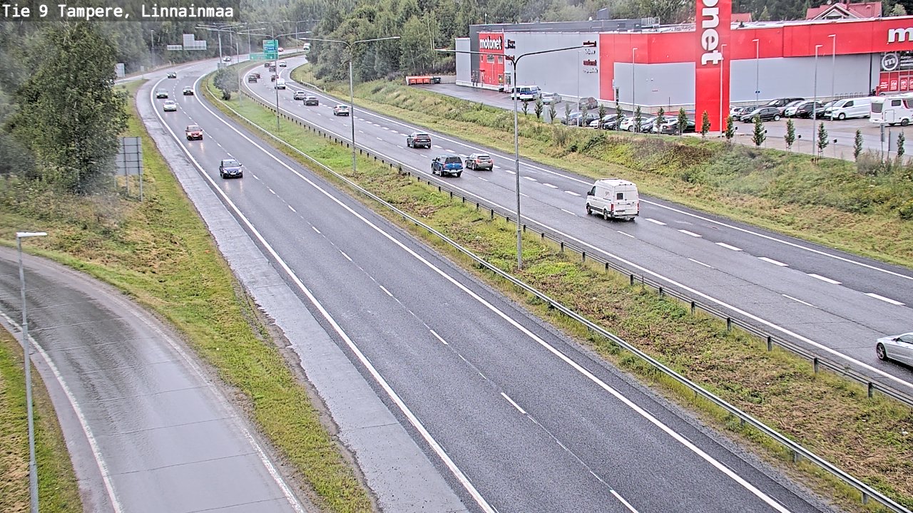 Weather Camera Image Road 9 Tampere, Linnainmaa, Tampere, Pirkanmaa