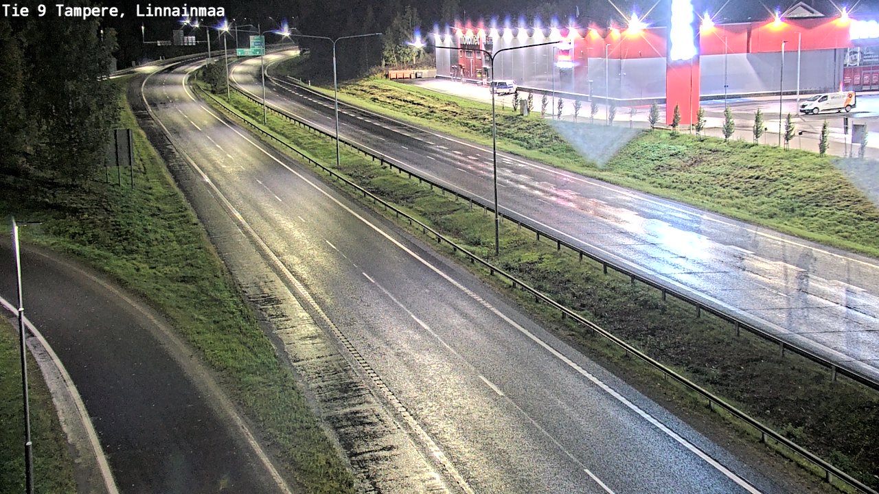 Weather Camera Image Väg 9 Tammerfors, Linnainmaa, Tampere, Pirkanmaa